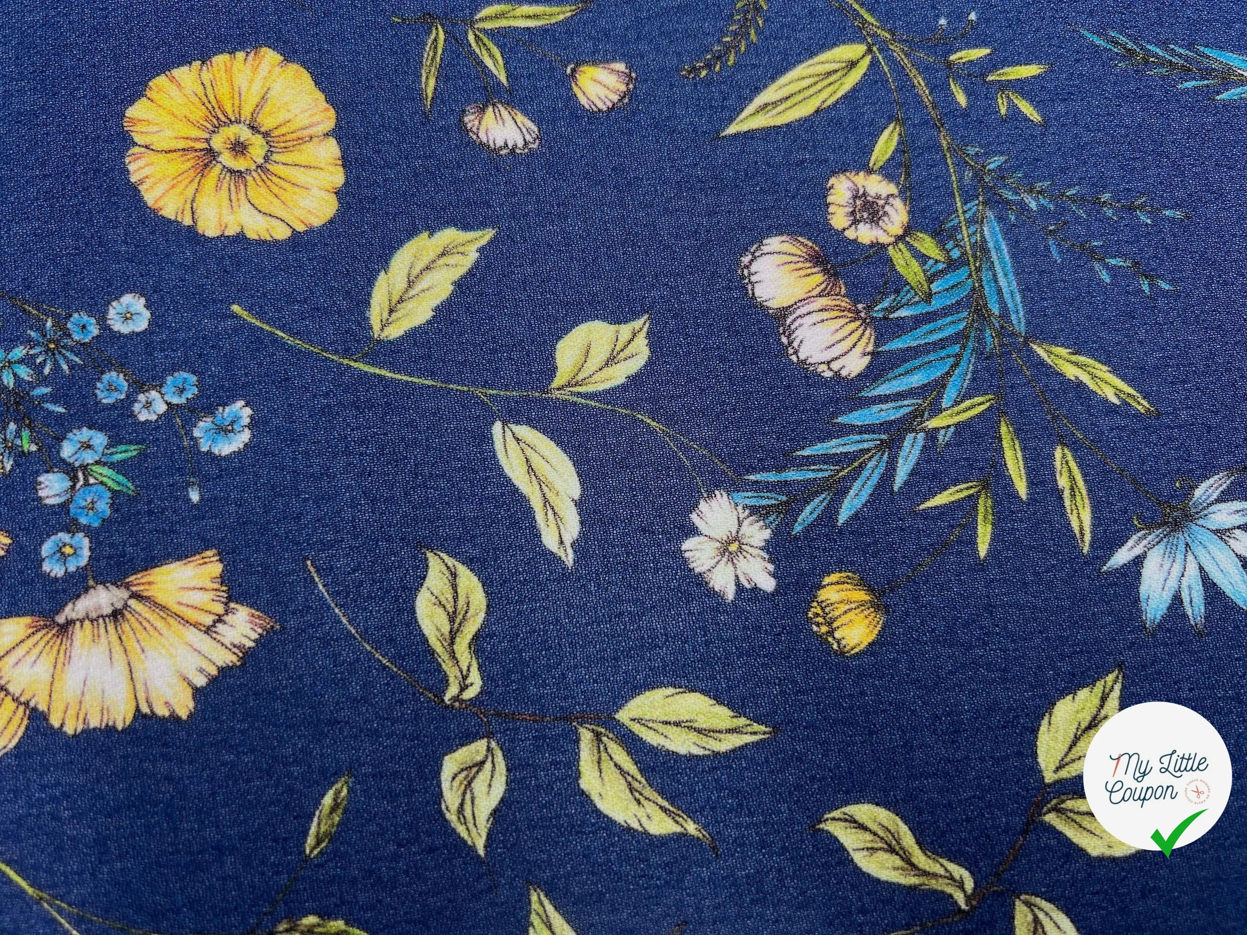 CRÊPE VISCOSE DES JARDINS D'ANNA - My Little Coupon - tissu - coudre