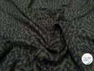 CRÊPE VISCOSE FALL PANTHER KAKI - My Little Coupon