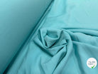 CREPE VISCOSE FLUIDE STRETCH BEAU TOMBÉ VERT D'EAU - My Little Coupon