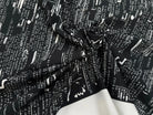 CRÈPE VISCOSE FOND MOTIF TEXTE 160CM - My Little Coupon