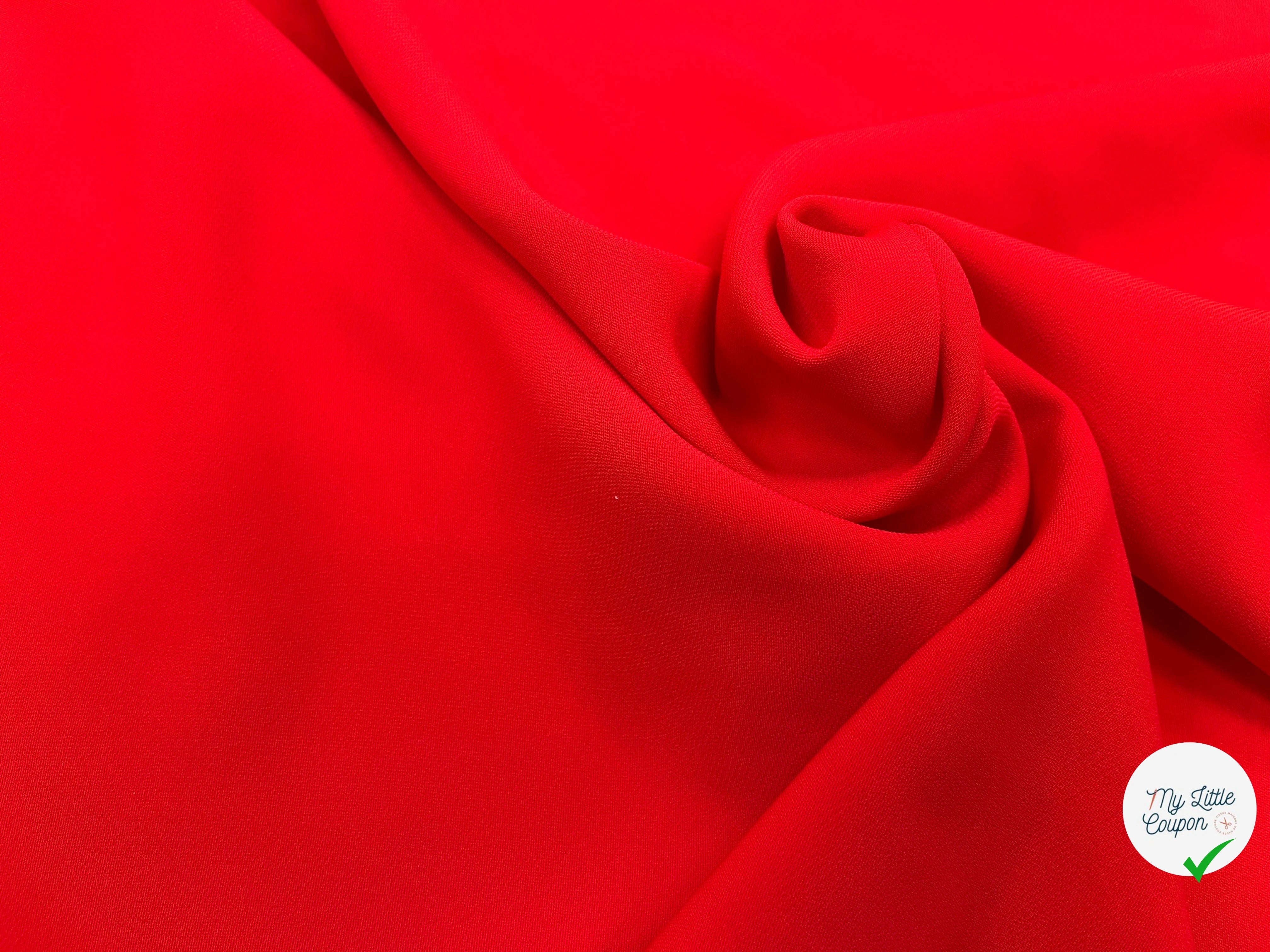 CREPE VISCOSE FROIDE POPPY 130CM - My Little Coupon