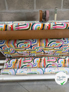 CRÊPE VISCOSE IMPRIMÉ GRAPHIQUE MULTICOLORE TENERE DELAUNAY MULTICOLORE - My Little Coupon