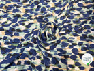 CRÊPE VISCOSE IMPRIMÉE BLEU BEIGE VERT D’EAU - My Little Coupon