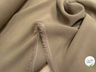 CREPE VISCOSE LÉGÈREMENT STRETCH BEAU TOMBÉ LIGHT TAUPE - My Little Coupon