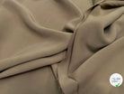 CREPE VISCOSE LÉGÈREMENT STRETCH BEAU TOMBÉ LIGHT TAUPE - My Little Coupon