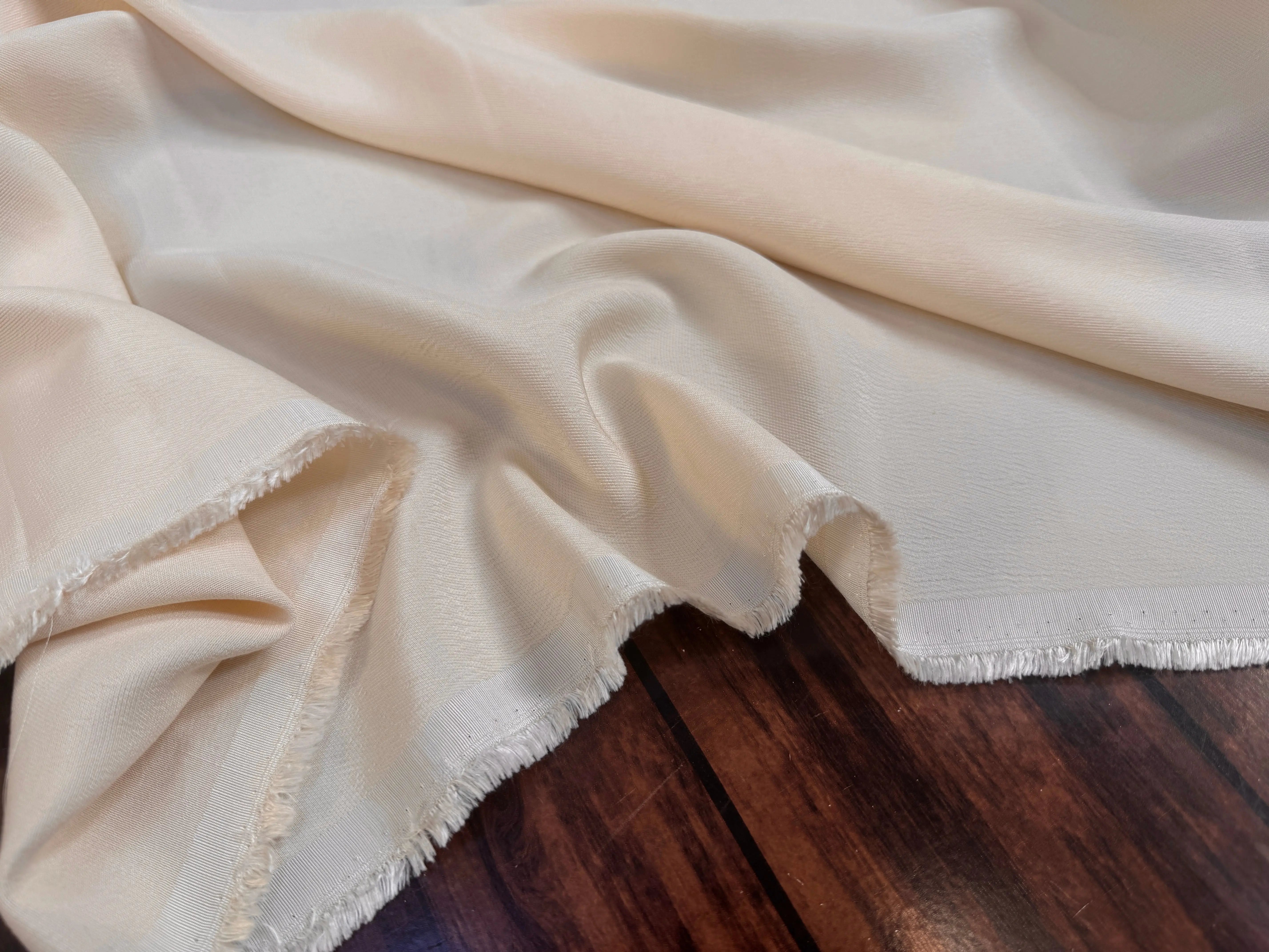CRÊPE VISCOSE LOURD GIROLAMO ECRU - My Little Coupon