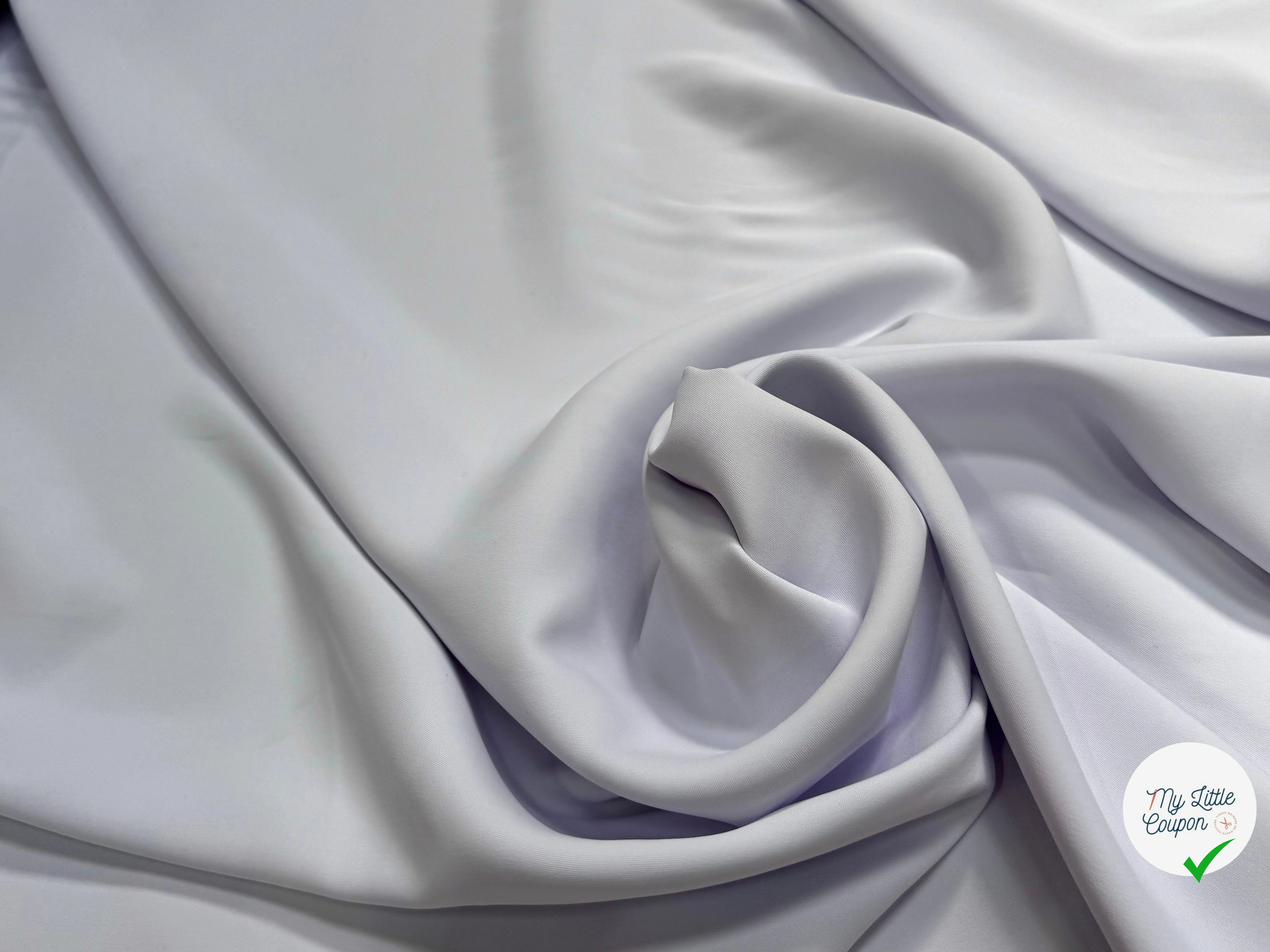 CREPE VISCOSE LOURD LAVANDE LÉGÈREMENT STRETCH - My Little Coupon