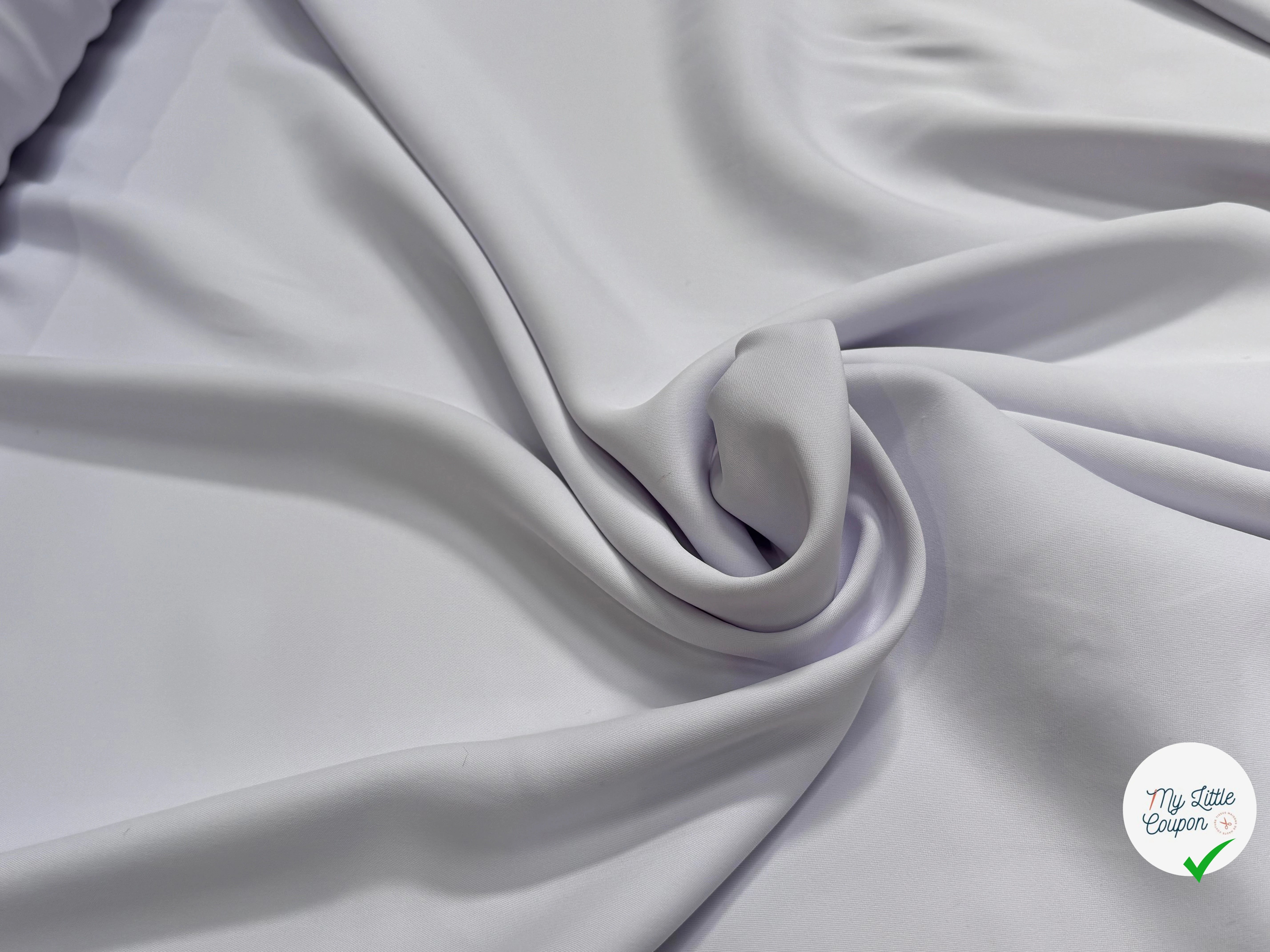 CREPE VISCOSE LOURD LAVANDE LÉGÈREMENT STRETCH - My Little Coupon