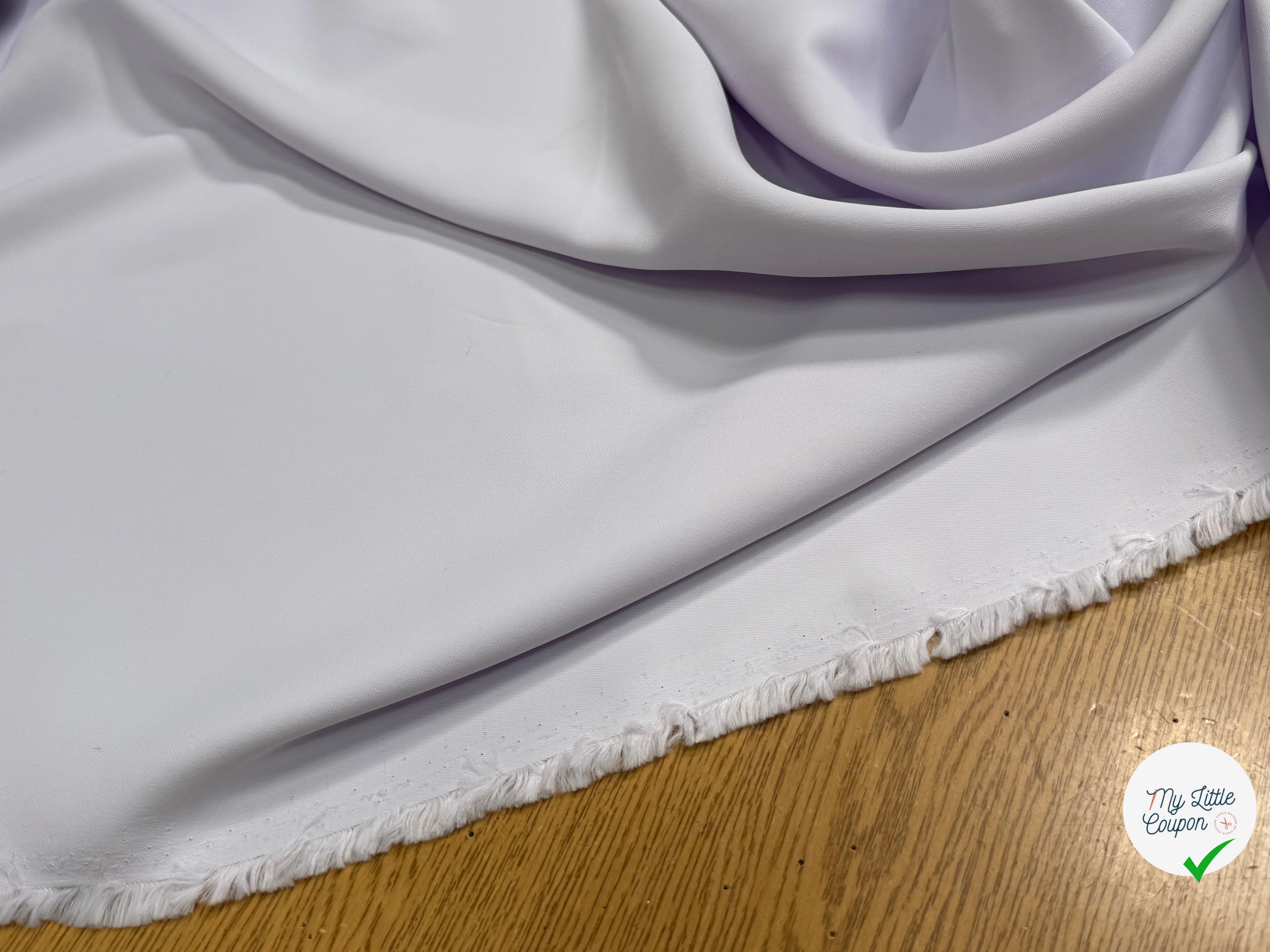 CREPE VISCOSE LOURD LAVANDE LÉGÈREMENT STRETCH - My Little Coupon