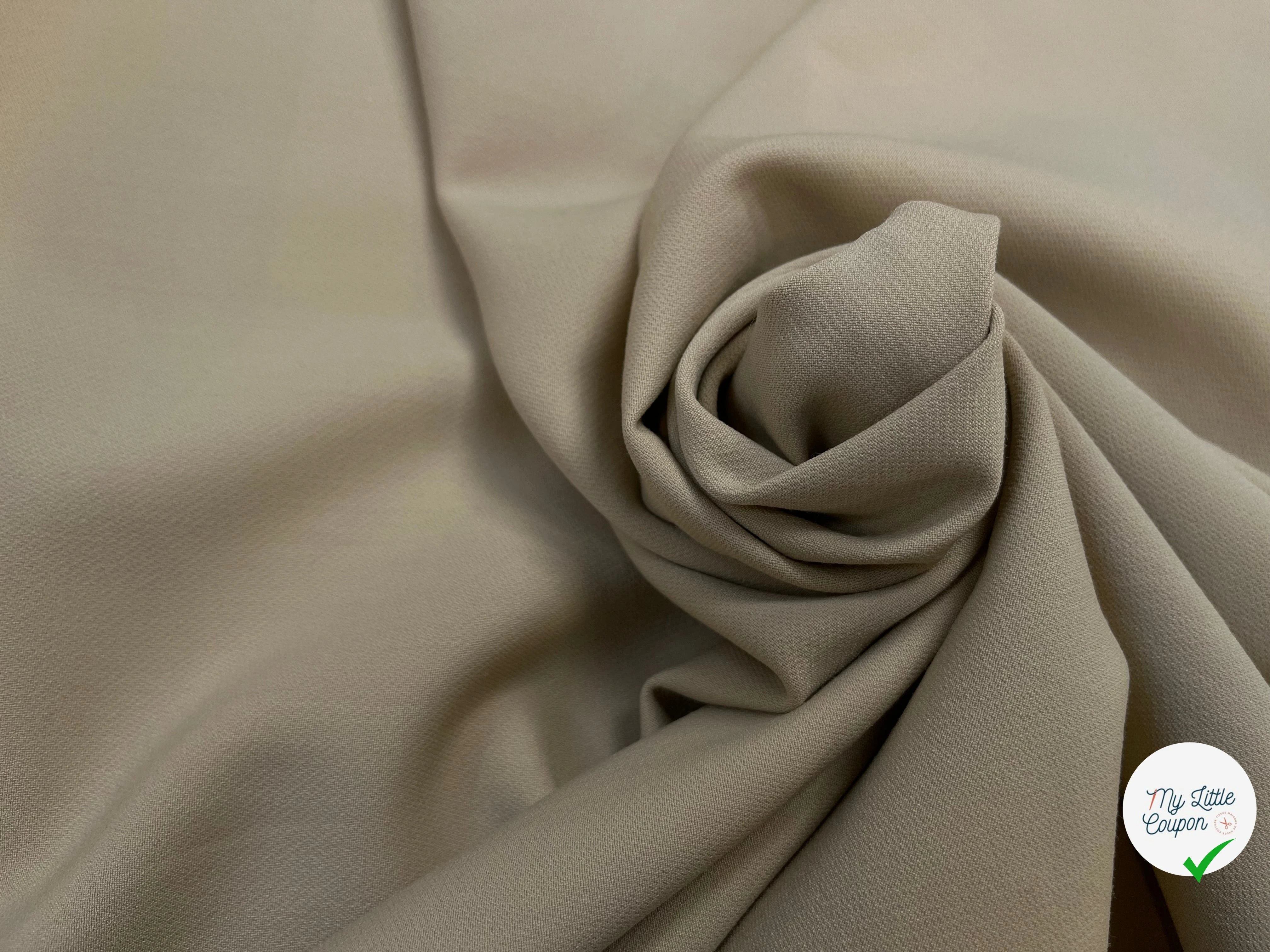 CREPE VISCOSE LOURD SABLE ULTRA STRETCH - My Little Coupon