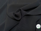 CREPE VISCOSE LOURD TRÈS BEAU TOMBÉ NOIR TRÈS LÉGÈREMENT SATINÉ - My Little Coupon