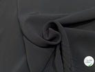 CREPE VISCOSE LOURD TRÈS BEAU TOMBÉ NOIR TRÈS LÉGÈREMENT SATINÉ - My Little Coupon