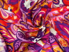 CREPE VISCOSE MELANGÉE SUPERBE FLEURS ENFLAMMÉES - My Little Coupon