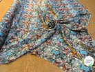 CREPE VISCOSE SATINÉ FLUIDE PYTHON MULTICOLORS - My Little Coupon