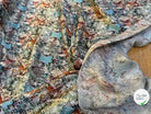 CREPE VISCOSE SATINÉ FLUIDE PYTHON MULTICOLORS - My Little Coupon
