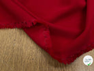 CREPE VISCOSE ULTRA STRETCH ROUGE 125CM - My Little Coupon