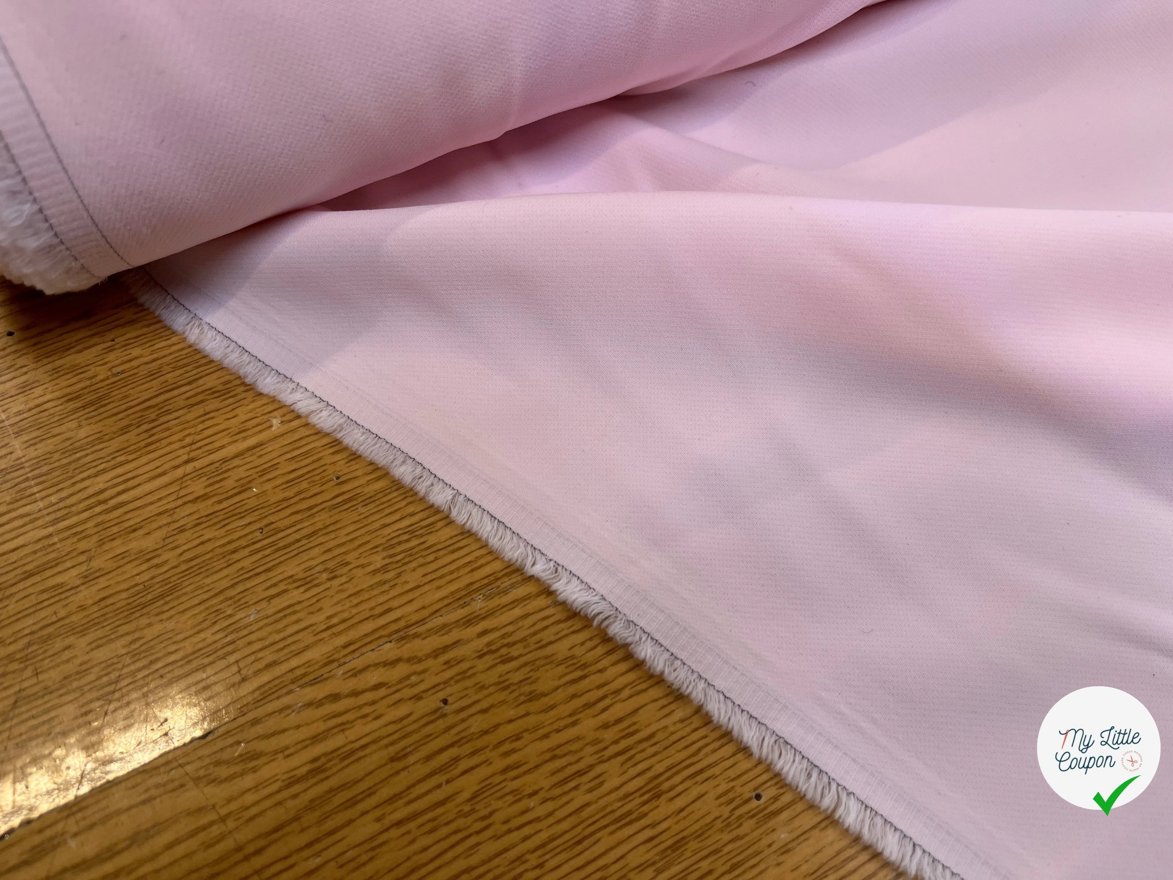 CRÈPE VISCOSE ULTRA STRETCH SALT PINK - My Little Coupon