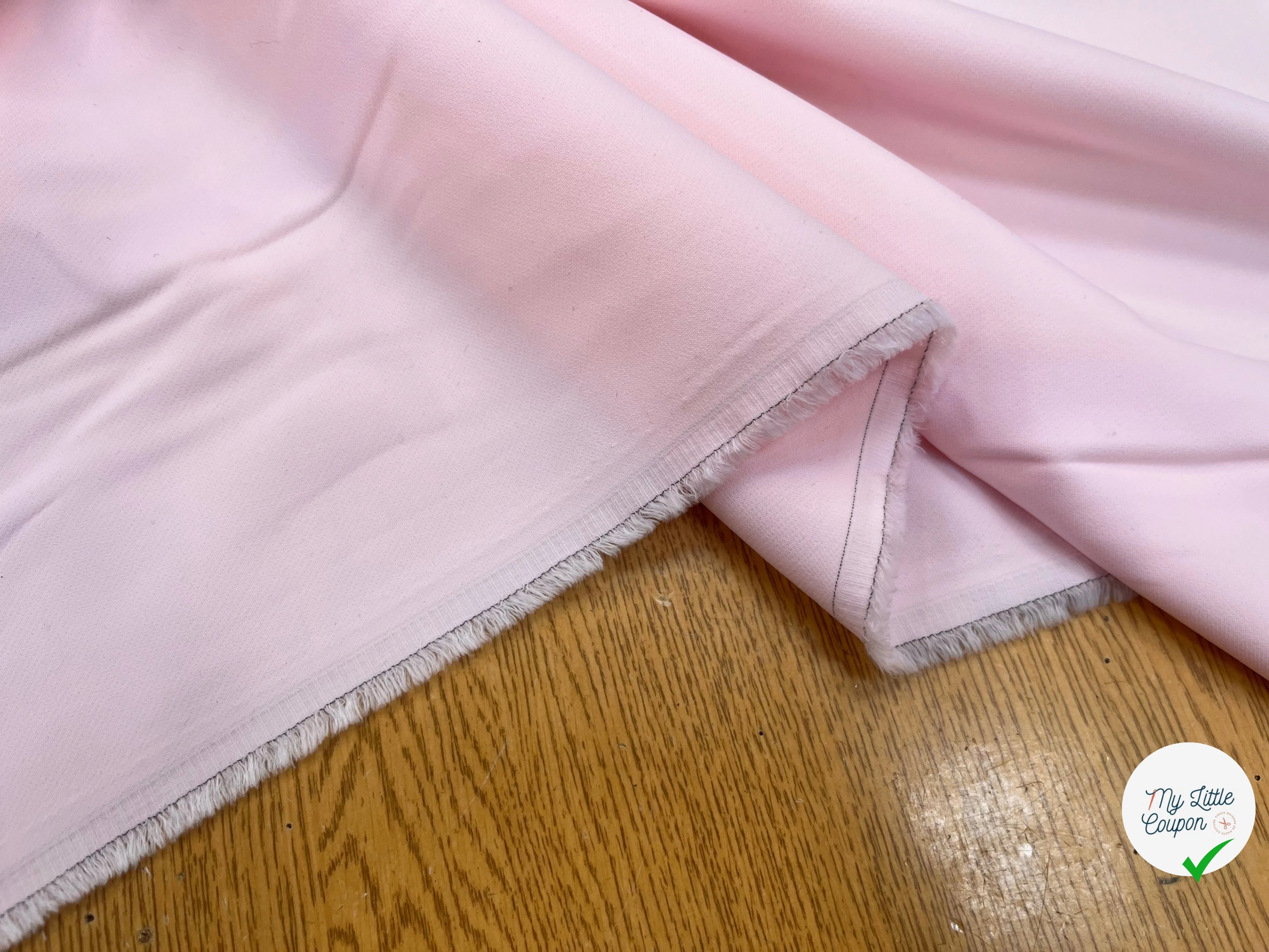 CRÈPE VISCOSE ULTRA STRETCH SALT PINK - My Little Coupon