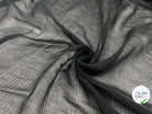 CRÉPON DE SOIE NOIR - My Little Coupon - tissu - coudre