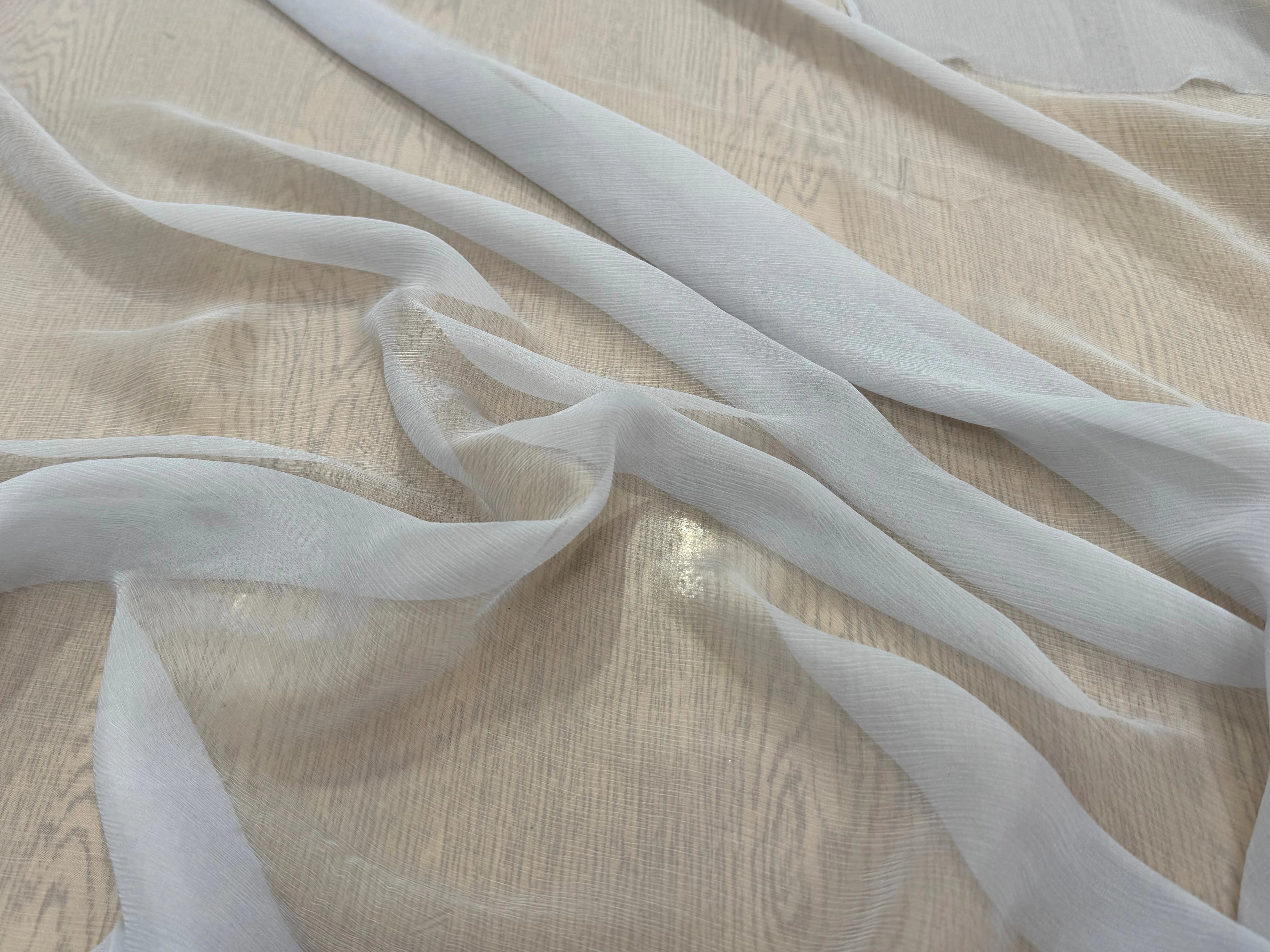 CRÈPON DE SOIE PLISSÉ CAFÉ AU LAIT - My Little Coupon