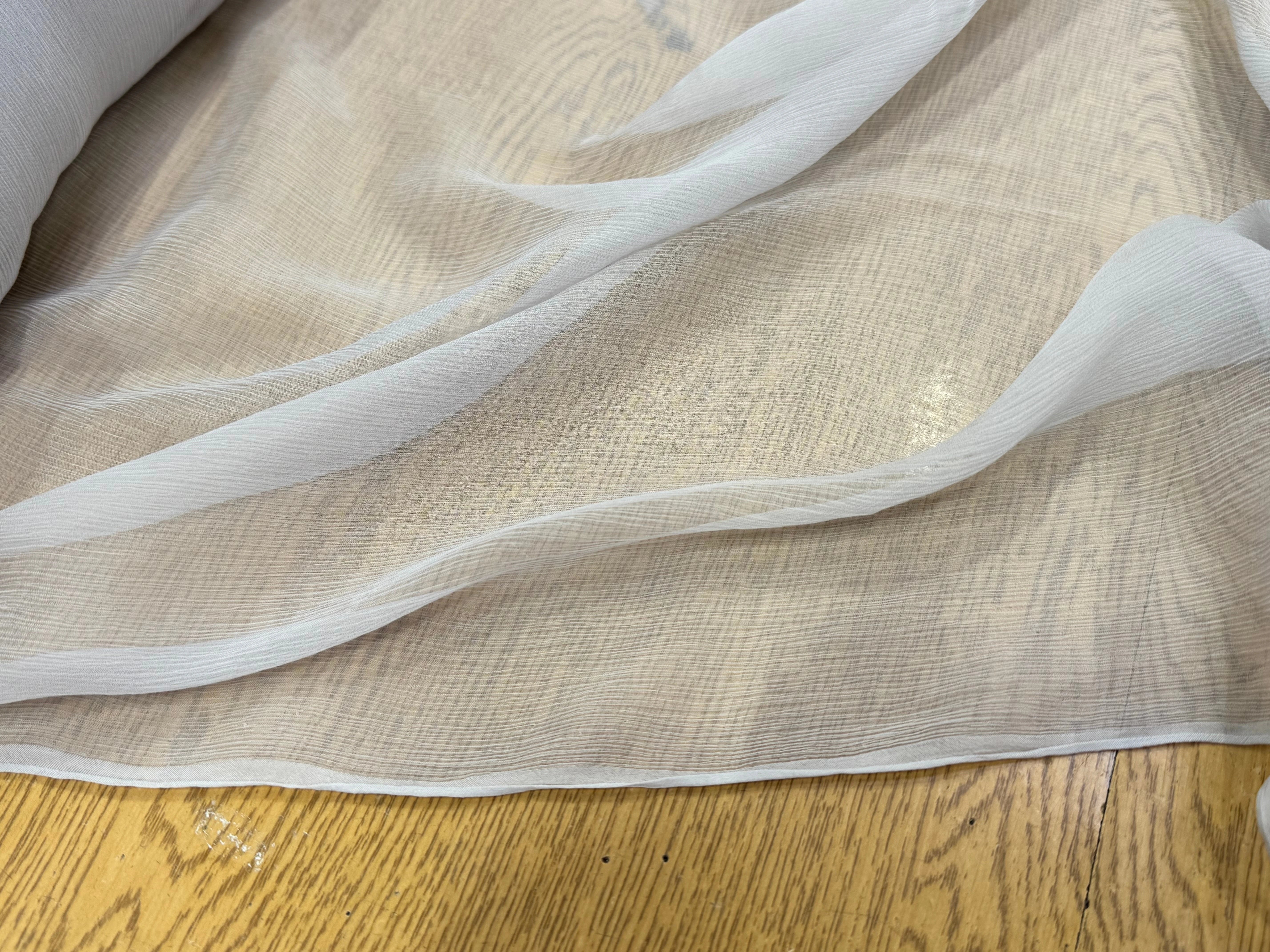 CRÈPON DE SOIE PLISSÉ CAFÉ AU LAIT - My Little Coupon