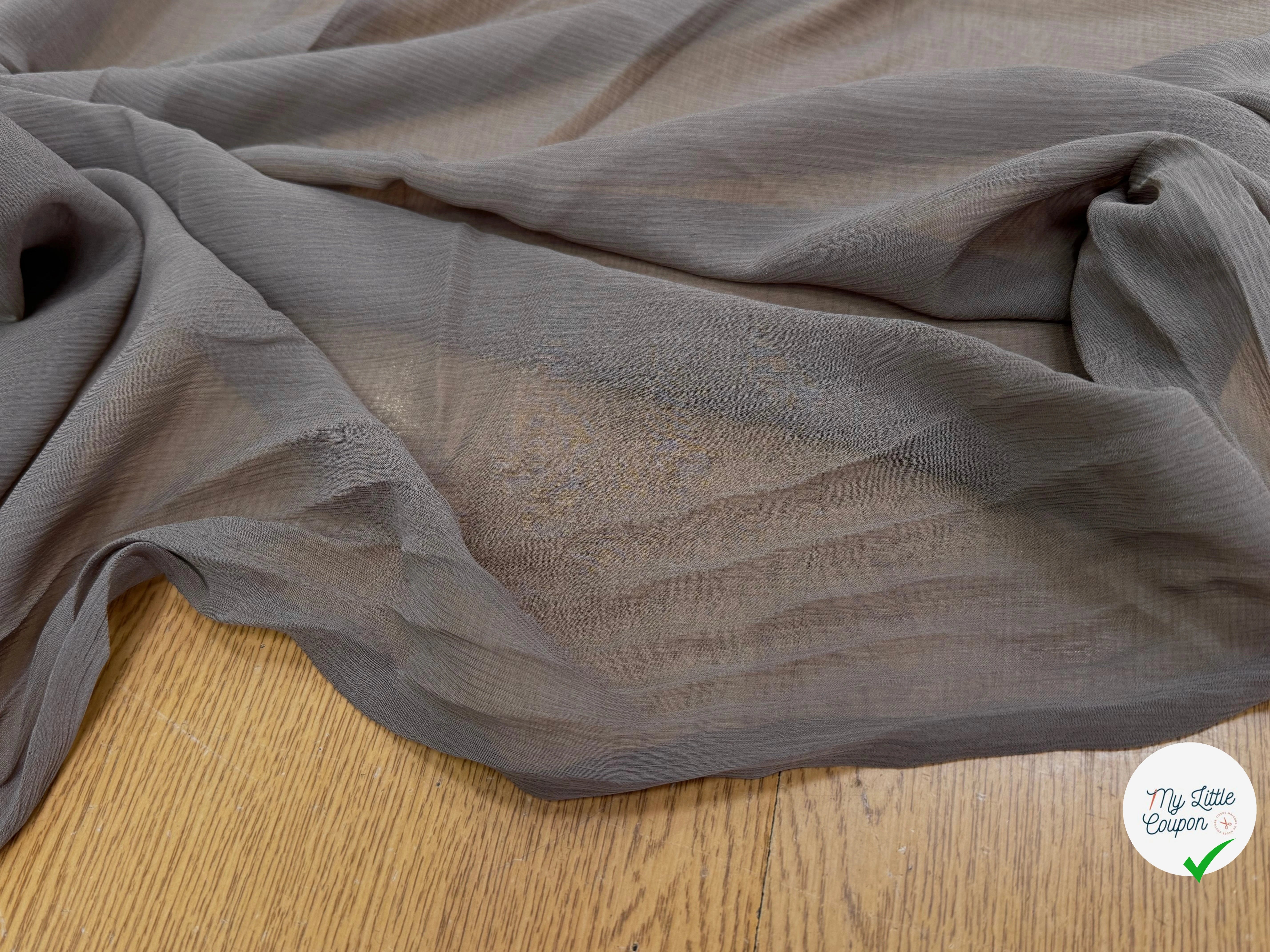 CRÈPON DE SOIE PLISSÉ SABLE - My Little Coupon