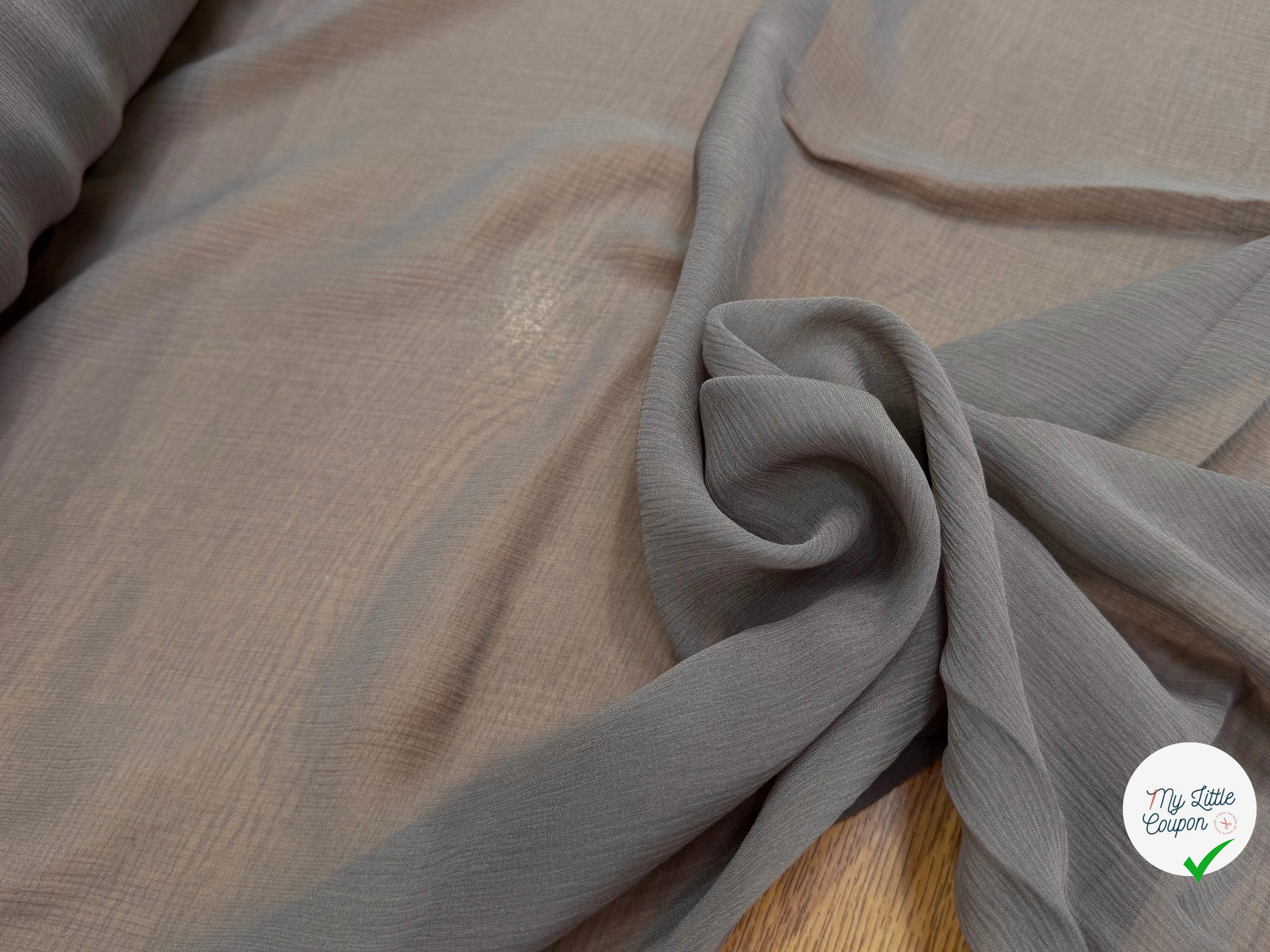 CRÈPON DE SOIE PLISSÉ SABLE - My Little Coupon