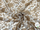 CRÉPON FILETÉ ORNAMENT BEIGE - My Little Coupon - tissu - coudre
