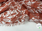 CRÉPON IMPRIMÉ ORNAMENT BISQUE - My Little Coupon - tissu - coudre