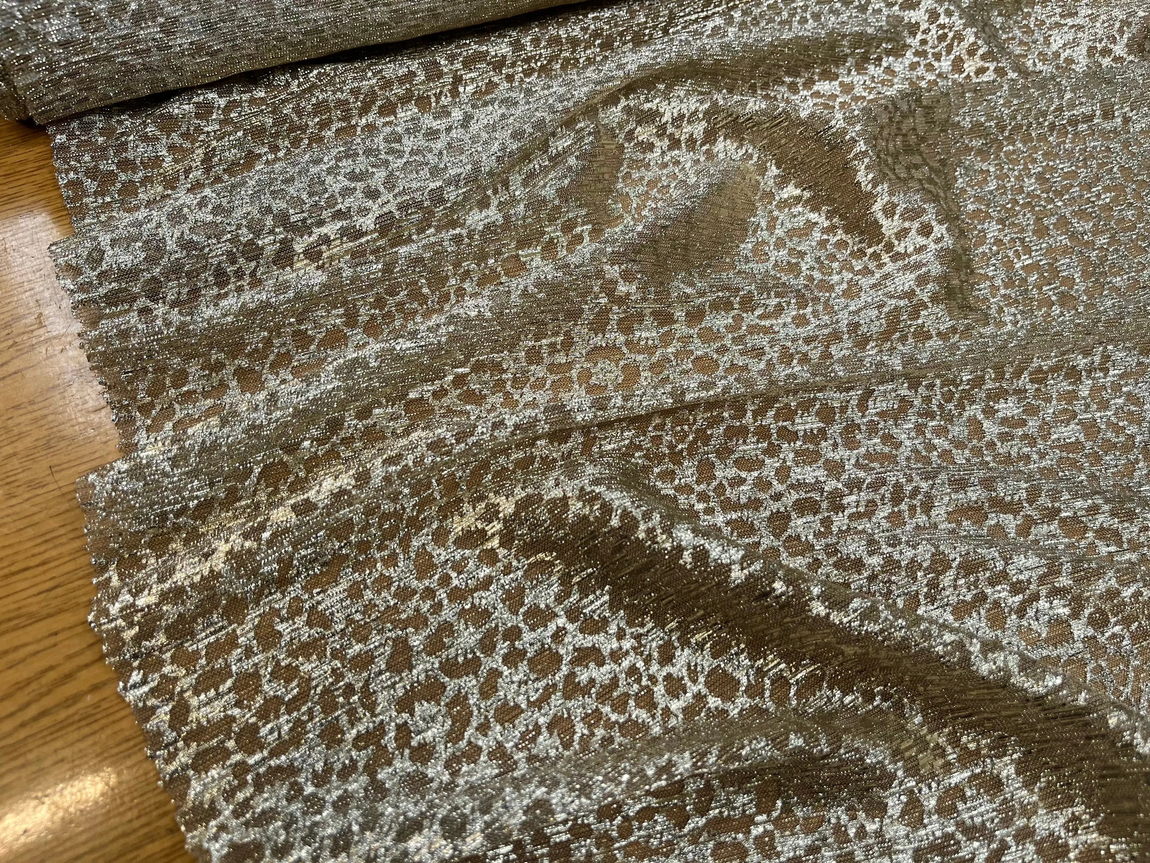 CREPON LUREX LÉOPARD GOLD - My Little Coupon