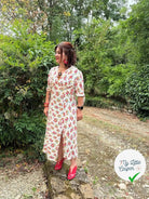 CRÊPE VISCOSE IMPRIMÉE BLANC JARDIN SECRET - My Little Coupon