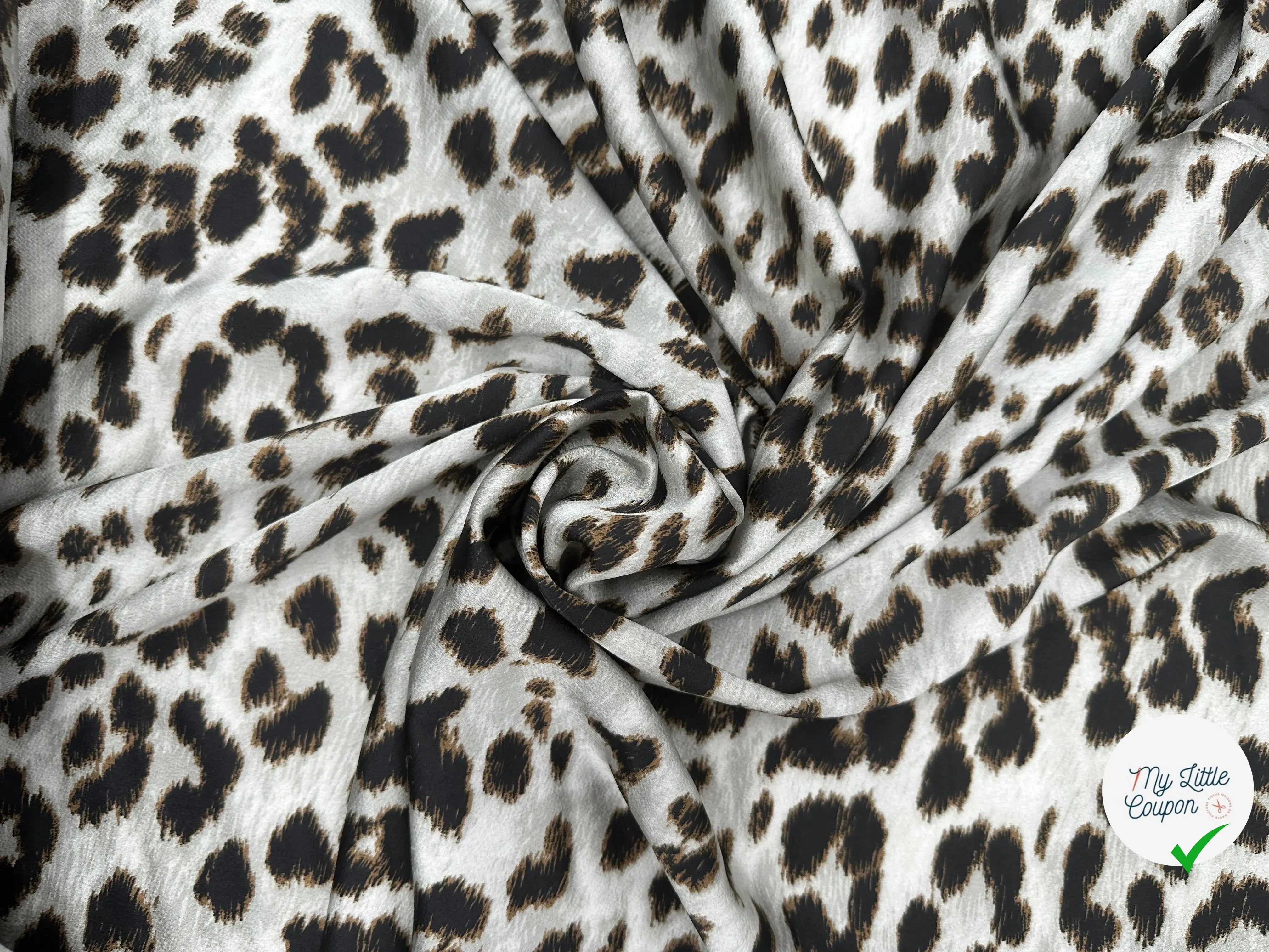 BUBBLE CRÊPE OCELOT BEIGE METAL MLC INTERN