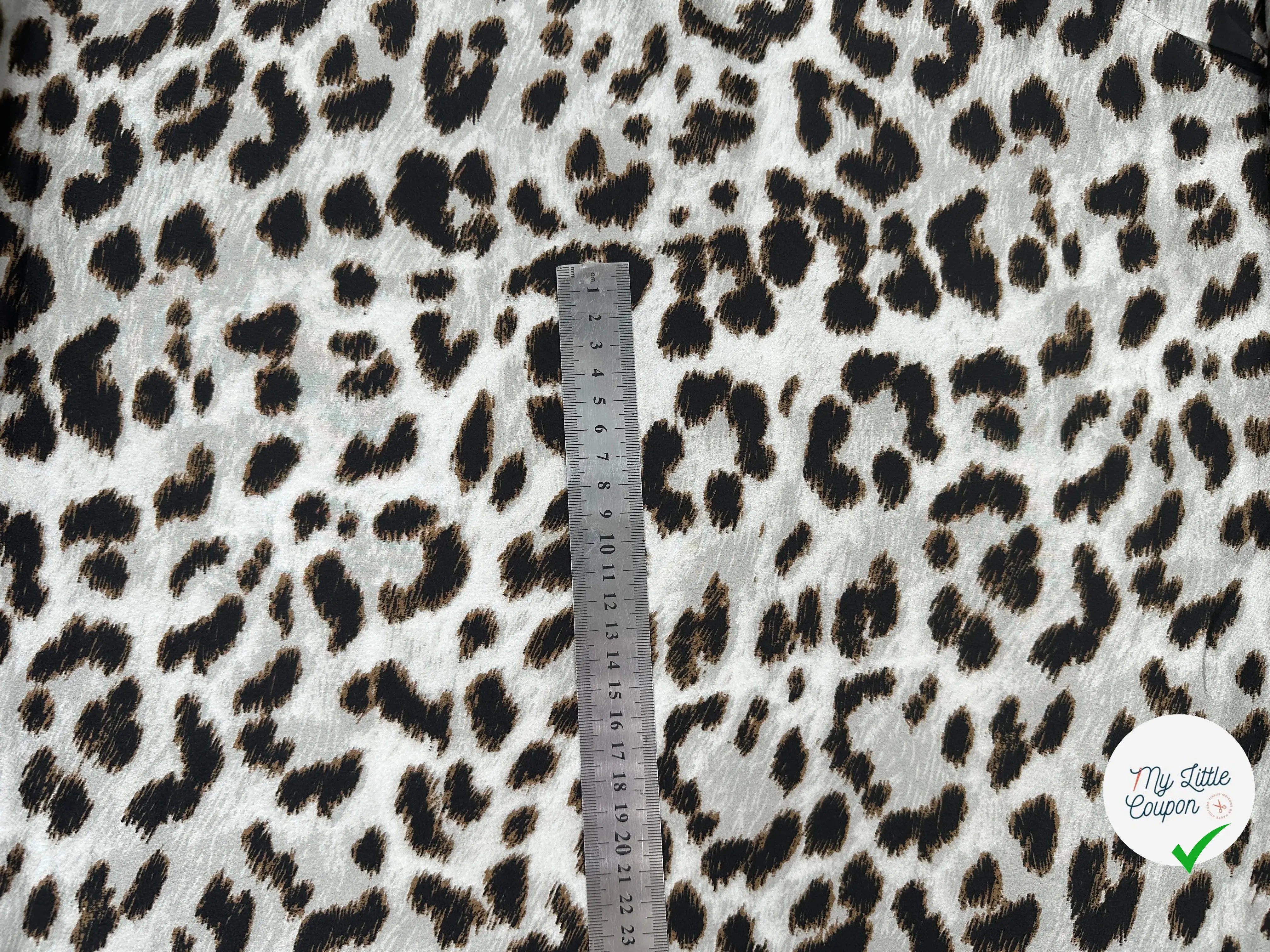 BUBBLE CRÊPE OCELOT BEIGE METAL MLC INTERN