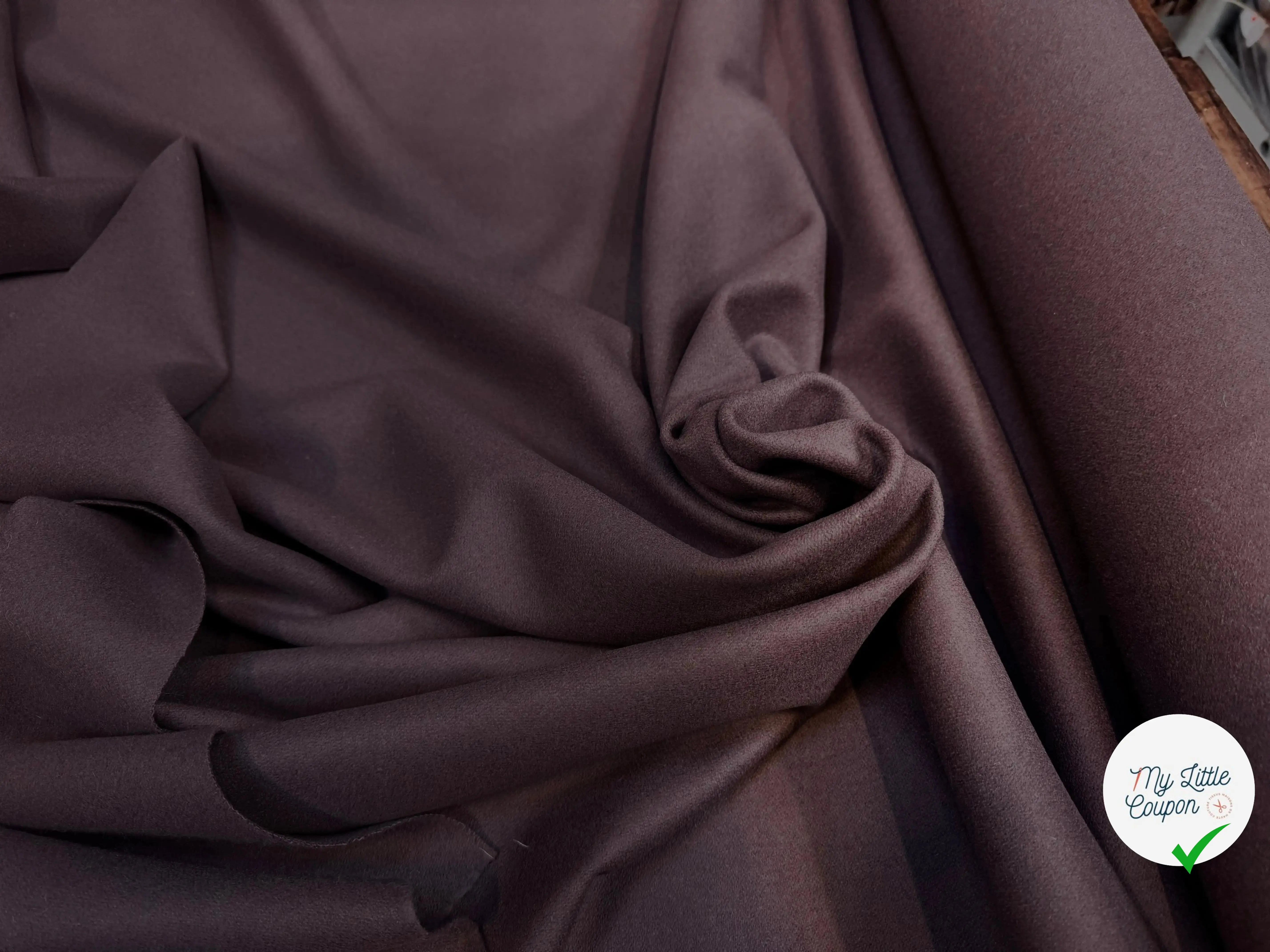 CABAN 100% LAINE CACHEMIRE AUBERGINE MARRON - My Little Coupon