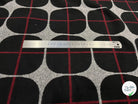 CABAN LAINE CARREAUX GÉOMETRIQUE ROUGE NOIR - My Little Coupon