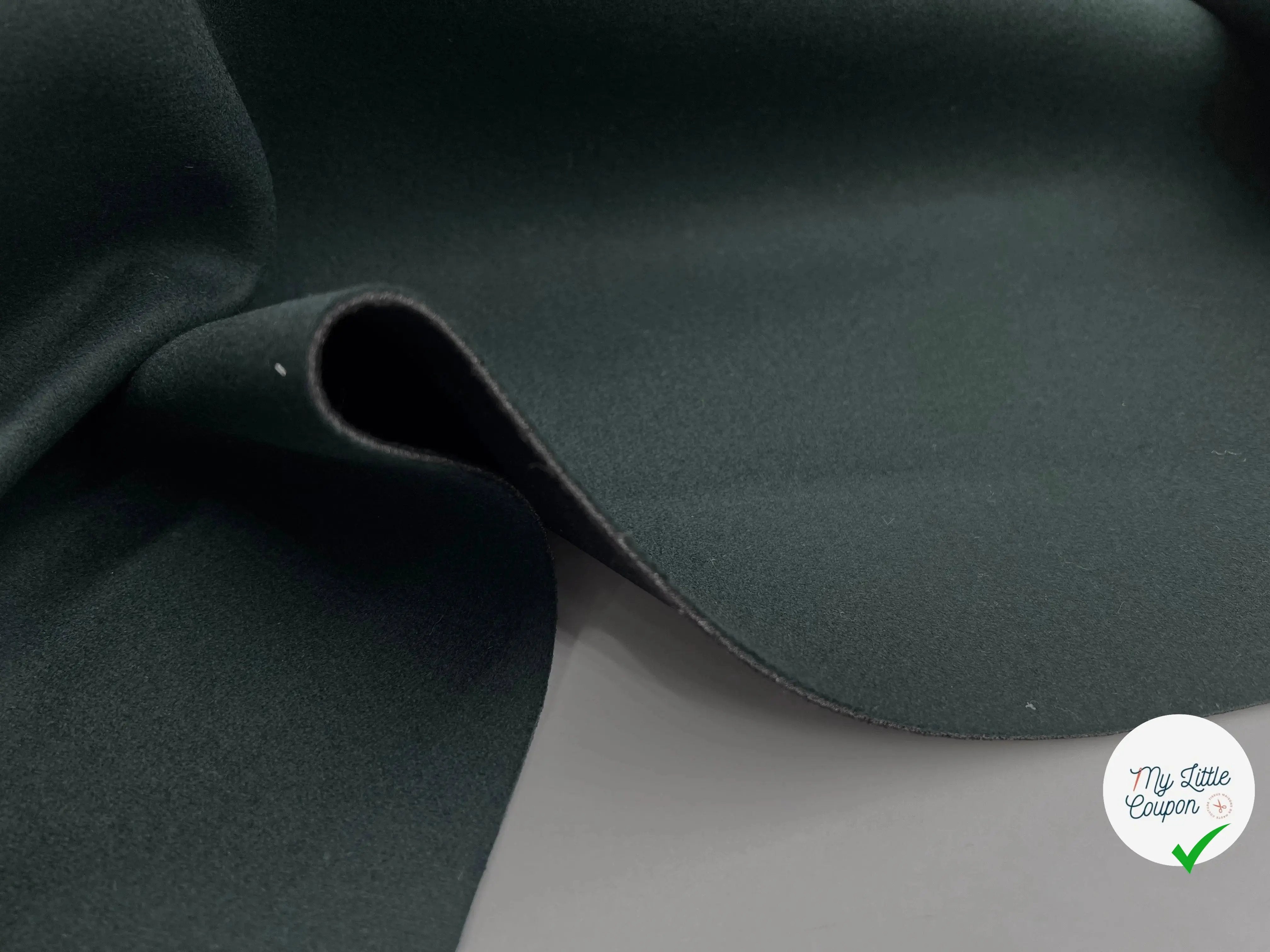 CABAN VERT CONTRECOLLÉ FOAM NOIR - My Little Coupon - tissu - coudre