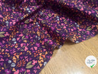 COTON IMPRIMÉ BIBURY VIOLET / JAUNE BIBURFJBE37ARL - My Little Coupon