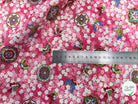 COTON IMPRIMÉ FOIL 18 ROSE 145 CM - My Little Coupon