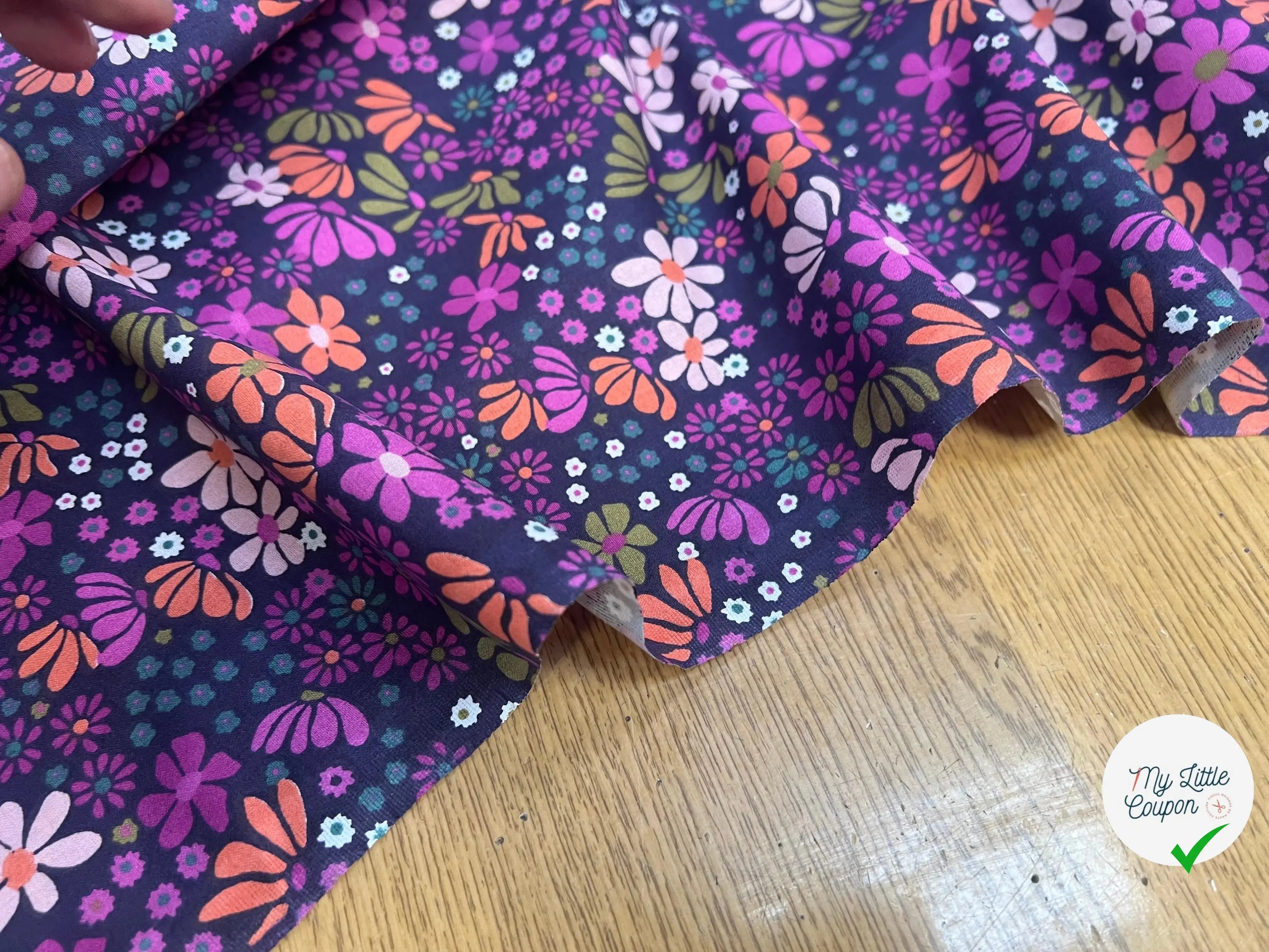COTON MARIA VIOLET / ORANGE 2B Y22 150 - My Little Coupon