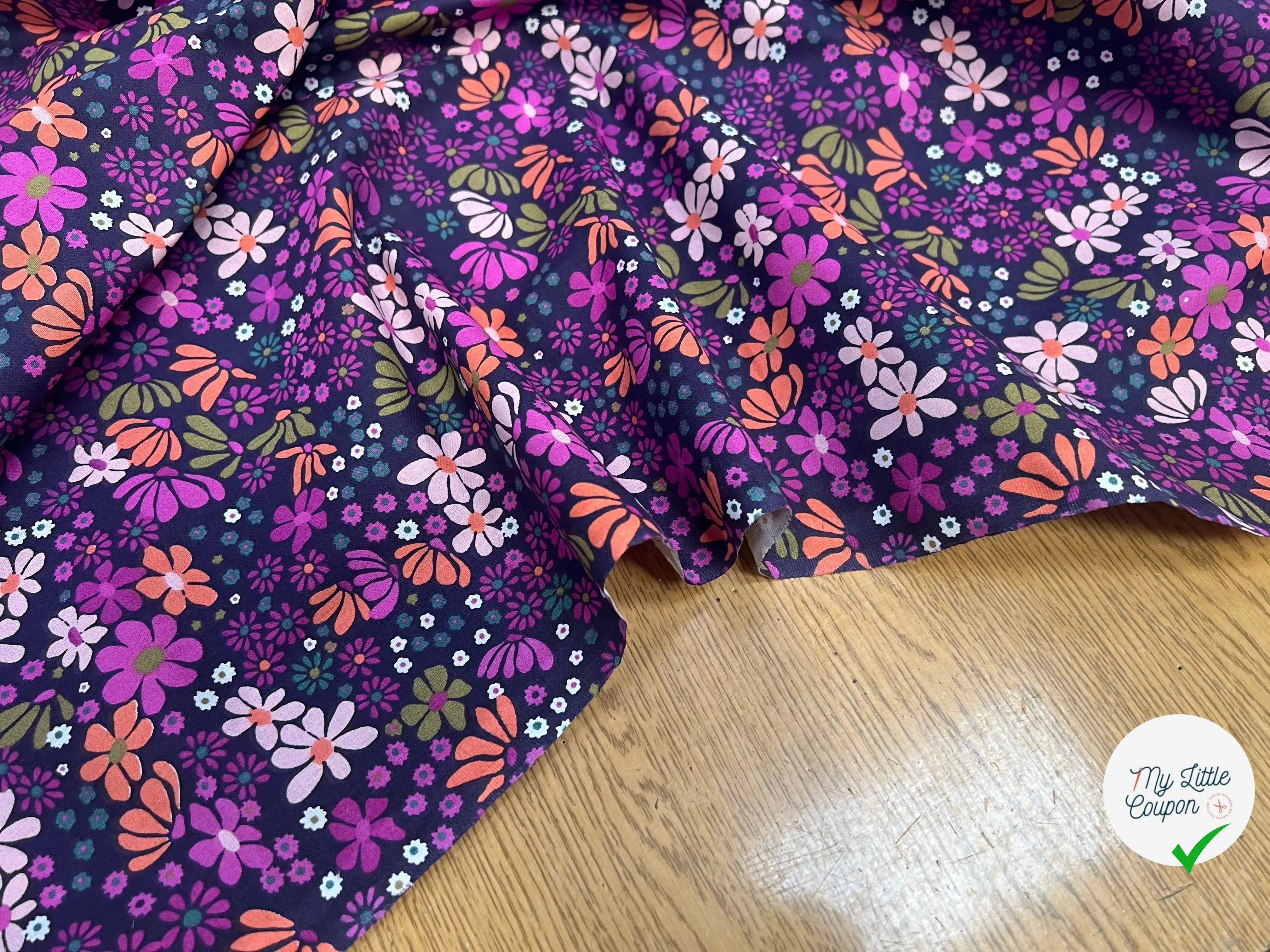 COTON MARIA VIOLET / ORANGE 2B Y22 150 - My Little Coupon