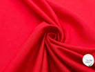 COTONNADE UNIE ROUGE - My Little Coupon - tissu - coudre
