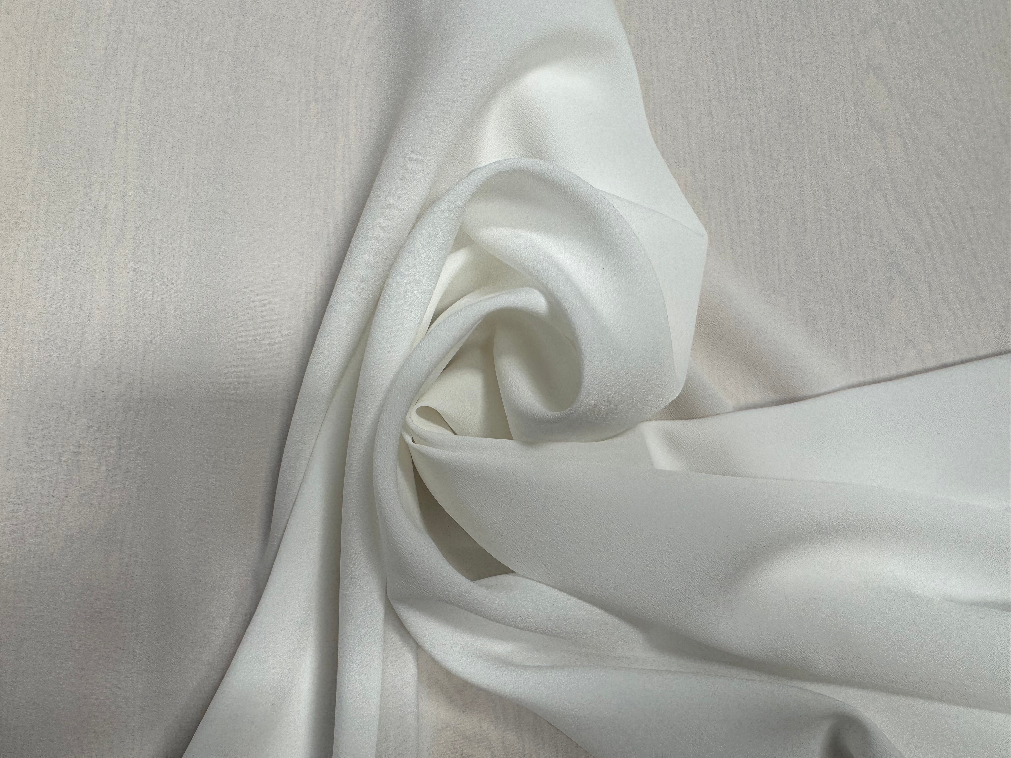 CRÊPE BLANC UNI STRETCH JAPAN - My Little Coupon