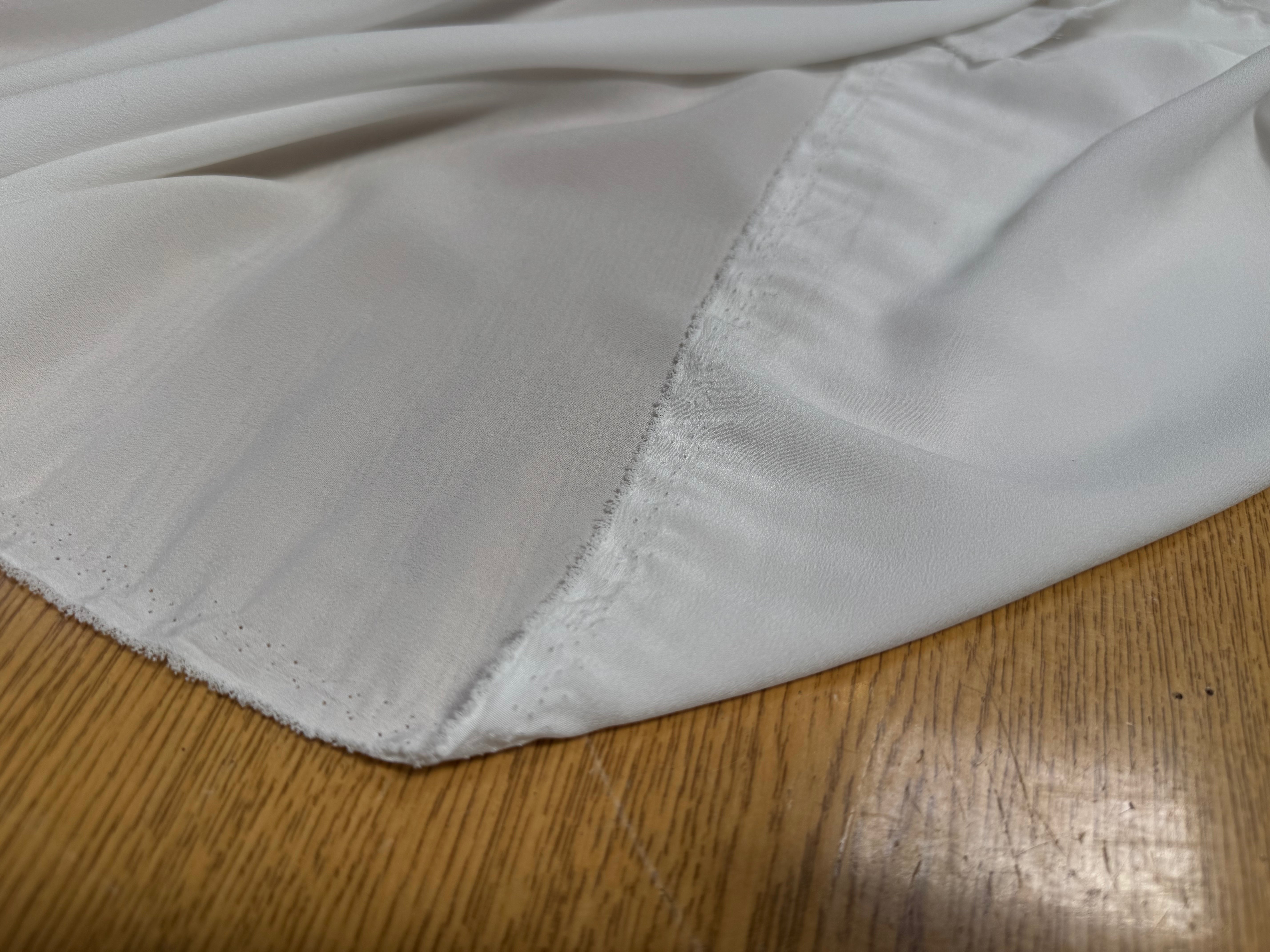 CRÊPE BLANC UNI STRETCH JAPAN - My Little Coupon