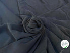 CRÊPE DE CHINE 100% SOIE UNI BLEU NAVY - My Little Coupon