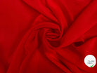 CREPE DE CHINE 100% SOIE, Rising Red - My Little Coupon