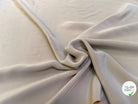 (Chute) CREPE DE SOIE FLUIDE STRETCH LÉGÈREMENT SATINÉ CAFÉ AU LAIT - My Little Coupon