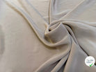 (Chute) CREPE DE SOIE FLUIDE STRETCH LÉGÈREMENT SATINÉ CAFÉ AU LAIT - My Little Coupon