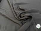 (Chute) CREPE DE SOIE FLUIDE STRETCH LÉGÈREMENT SATINÉ NOIR - My Little Coupon