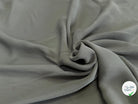 (Chute) CREPE DE SOIE GEORGETTE FLUIDE KAKI - My Little Coupon