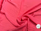 (Chute) CREPE DE SOIE LÉGÈREMENT SATINÉ ROSE CORAIL - My Little Coupon